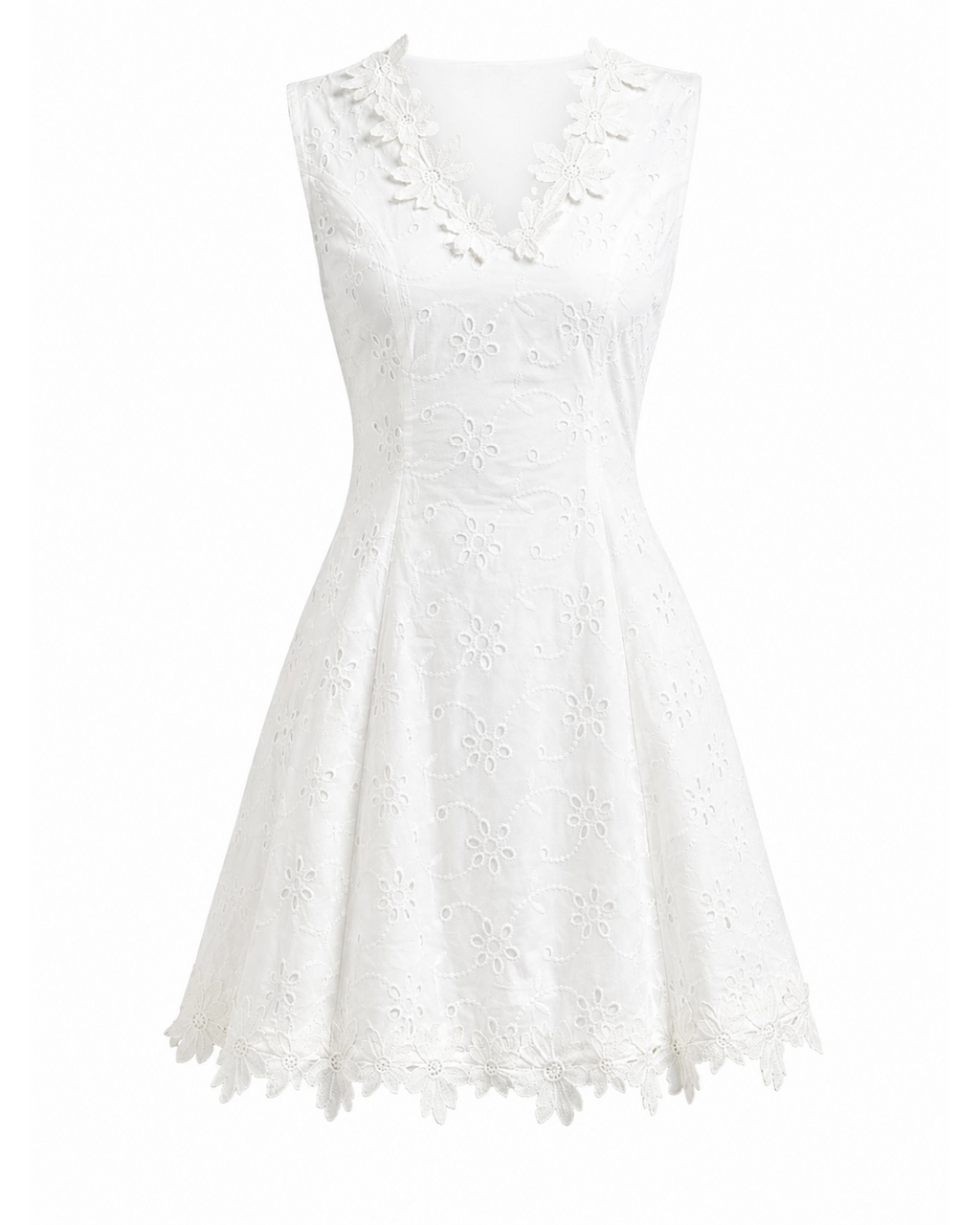 Sleevless daisy dress