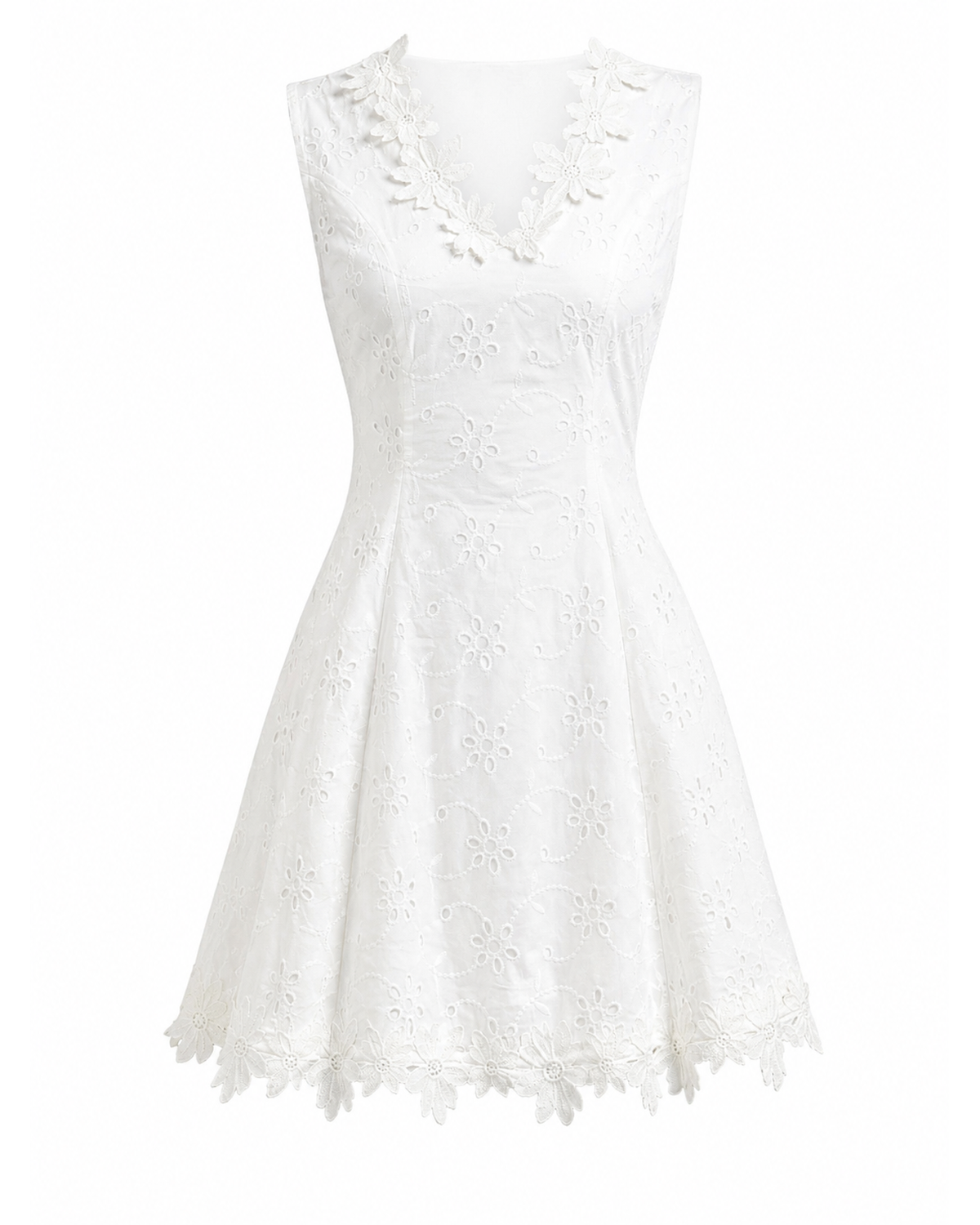 Sleevless daisy dress